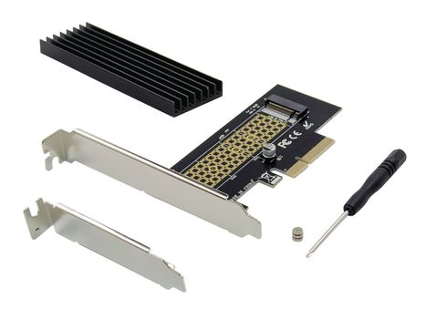 CONCEPTRONIC PCI Express Card M.2 NVMe SSD PCIe Adapter+CPK (EMRICK05BS)