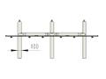 MULTIBRACKETS M Public Video Wall Stand 6-Screens 40-5 (7350022739727)
