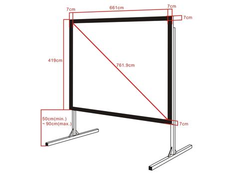 MULTIBRACKETS Fast-fold Proj sc 16:10 646x404 300'' (7350073732029)