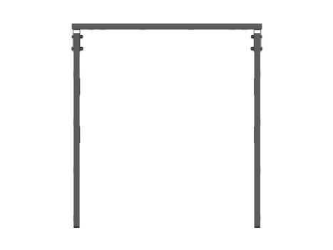 Multibrackets M Ceiling Mount Pro OM46N-D - monteringskomponent - tipping - for flatpanel - svart (7350073737536)