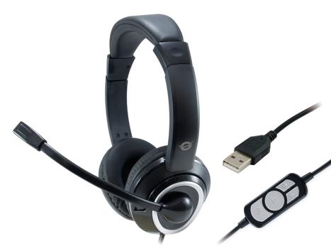 CONCEPTRONIC Polona POLONA01B Kabling Headset Sort (POLONA01B)