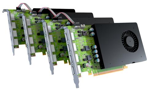 MATROX D-Series 1450 4GB GDDR5 4xHDMI (D1450-E4GB)