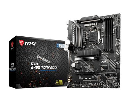 MSI MAG B460 TORPEDO LGA 1200 DDR4 2xM.2 6xSATA DP HDMI ATX MB (MAG B460 TORPEDO)