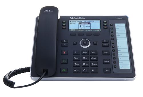 AUDIOCODES 440HD IP Phone PoE GbE with an external power supply Black 6 lines (IP440HDEPSG)