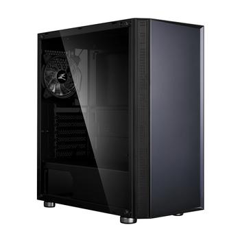 ZALMAN R2 Black ATX/Mid Tower, TG, 1 fan included (R2 Black)