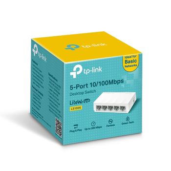 TP-LINK 5-Port 10/ 100Mbps Desktop  (LS1005)