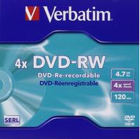 Verbatim DataLifePlus - DVD-RW x 5 - 4.7 GB - lagringsmedier