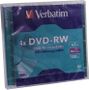 VERBATIM DVD-RW, 4x, 4,7 GB/120 min, 5-pakkaus jewel case, SERL (43285)