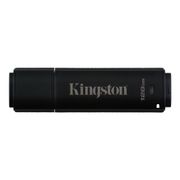 KINGSTON DataTraveler 4000 G2 Management Ready - USB flash drive - encrypted - 128 GB - USB 3.0 - FIPS 140-2 Level 3 - TAA Compliant