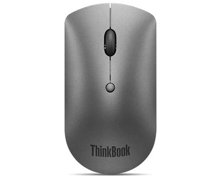 LENOVO o ThinkPad Silent - Mouse - right and left-handed - blue optical - 3 buttons - wireless - Bluetooth 5.0 - iron grey - retail (4Y50X88824)