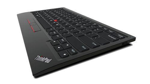 LENOVO o ThinkPad TrackPoint Keyboard II - Keyboard - with Trackpoint - wireless - 2.4 GHz, Bluetooth 5.0 - US/UK - key switch: Scissor-Key - pure black (4Y40X49520)