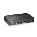 GS2220-10 EU region 8-port GbE L2 Switch with GbE Uplink 1 year NCC Pro pack license bundled