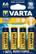 VARTA 1x4 Longlife Extra Mignon AA LR 6