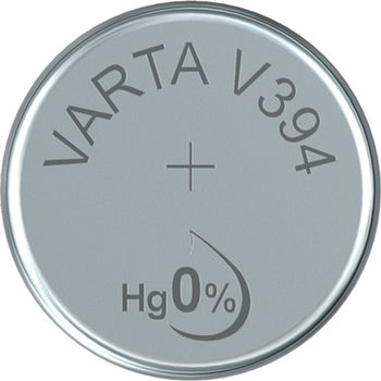 VARTA Batterie Silver Oxide, Knopfzelle,  394, 1.55V (00394 101 111)