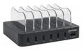 MANHATTAN 6-Port USB Charging Station, Six USB-A Ports, up to 5 V / 2.4 A per Port, 50 W Total Output, Black (102254)