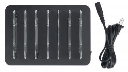 MANHATTAN 6-Port USB Charging Station, Six USB-A Ports, up to 5 V / 2.4 A per Port, 50 W Total Output, Black (102254)