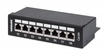 INTELLINET INT Patch Panel, 8 ports Shield CAT 6A Desktop box (720908)