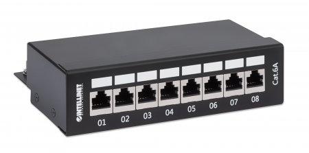 INTELLINET INT Patch Panel, 8 ports Shield CAT 6A Desktop box (720908)