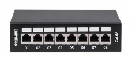 INTELLINET INT Patch Panel, 8 ports Shield CAT 6A Desktop box (720908)