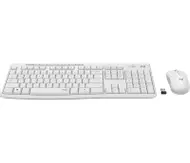Logitech MK295 Silent - tastatur- og mussett - Pan Nordic - gulaktig hvit Inn-enhet (920-009830)