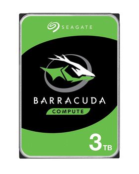 SEAGATE Desktop Barracuda 5400 3TB HDD 5400rpm SATA serial ATA 6Gb/s NCQ 256MB cache 89cm 3.5inch BLK single pack (ST3000DMA07)