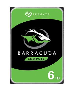 SEAGATE Desktop Barracuda 5400 6TB HDD 5400rpm SATA serial ATA 6Gb/s NCQ 256MB cache 89cm 3.5inch BLK Retail SinglePack (ST6000DMA03)