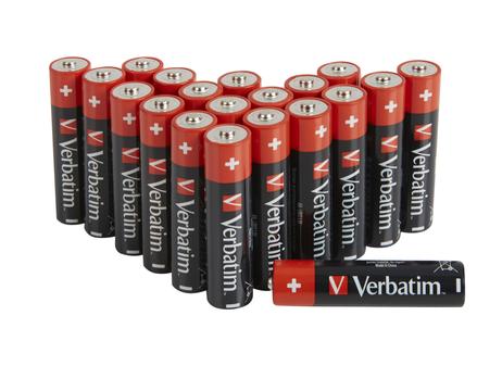Verbatim batteri - 20 x AA / LR06 - Alkalisk (49877)