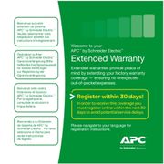 APC Extended Warranty - utvidet serviceavtale - 1 år - forsendelse
