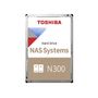TOSHIBA N300 NAS Hard Drive 4TB SATA 3.5inch 7200rpm 256MB Retail (HDWG440EZSTA)