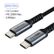 CABLETIME USB-C kabel, 1,5m, USB-C: Han - USB-C: Han, 4K60Hz, 100W, Thunderbolt kompatibel,  Nylon kappe, Power delivery kabel 3.1 GeN2, E-Mark