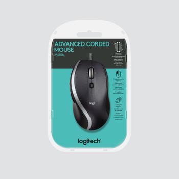 LOGITECH ADVANCED CORDED MOUSE M500S BLACK EMEA                       IN PERP (910-005784)