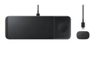 Samsung Wireless Charger Trio EP-P6300 trådløs ladepute + AC-strømadapter (EP-P6300TBEGEU)