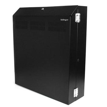 STARTECH 4U 19IN SECURE HORIZONTAL WALL MOUNTABLE SERVER RACK 2 FANS RACK (RK419WALVS)