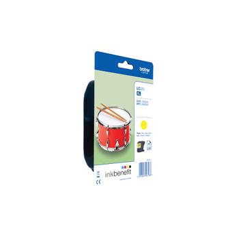 BROTHER LCLC22UY - XL - yellow - original - ink cartridge - for Brother DCP-J785DW,  MFC-J985DW,   INKvestment Work Smart MFC-J985DW,   MFC-J985DW XL (LC22UYBP)