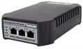 INTELLINET 2-Port Gigabit Ultra PoE Injector, 1 x 50 W Port and 1 x 30 W Port, Switching Capabilities, IEEE 802.3at/af Compliant, Plastic Housing