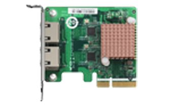 QNAP Dual port 2.5GbE 4-speed Network card for PC/Server or NAS with a PCIe slot (QXG-2G2T-I225)