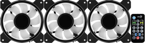 AEROCOOL Mirage 12 Pro 3x 120mm ARGB, Hub and Remote (ACF3-MR10227.11)