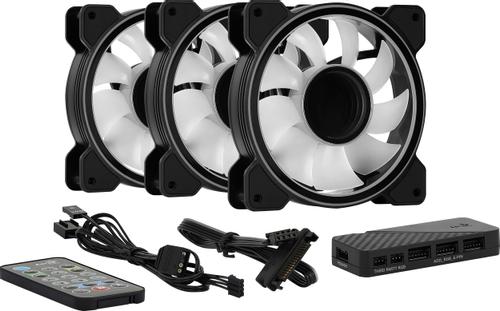 AEROCOOL Mirage 12 Pro 3x 120mm ARGB, Hub and Remote (ACF3-MR10227.11)