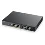 ZYXEL GS1900-24 24-port GbE L2 12 Port PoE Smart Switch rackmount 130 Watt