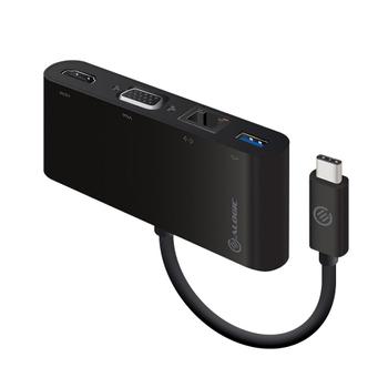 ALOGIC Adapter USB-C mit HDMI/ VGA/ Gigabit Ethernet/ USB 3.0 (MP-UC2HVGECH)