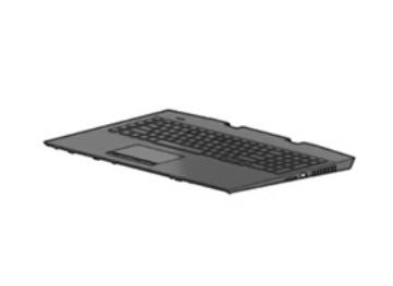 HP TOP CVR TDB Gsync W KB DRL FR (L62862-051)