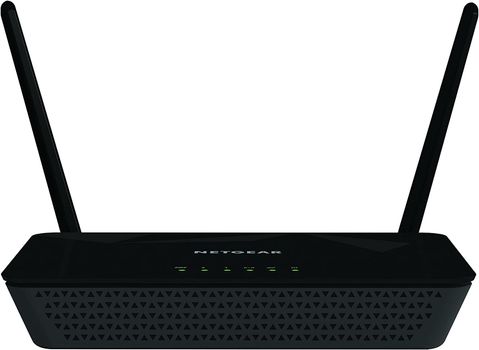NETGEAR N300 WLAN-Modem-Router - Essentials Edition - 300Mbit/s - 2x LAN - black - Annex A (D1500-100PES)