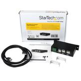 StarTech Rackmount USB 2.0 Hub - 4 Port Rugged Industrial USB 2.0 Hub - hub - 4 porter (ST4200USBM)