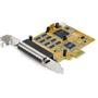 STARTECH StarTech.com 8-Port PCI Express RS232 Serial Adapter Card, PCIe RS232 Serial Card, 16C1050 UART, Multiport Serial DB9 Controller/Expansion Card, 15kV ESD Protection, Windows & Linux - Up to 921.6 Kbps