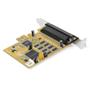 STARTECH StarTech.com 8-Port PCI Express RS232 Serial Adapter Card, PCIe RS232 Serial Card, 16C1050 UART, Multiport Serial DB9 Controller/ Expansion Card, 15kV ESD Protection,  Windows & Linux - Up to 921.6 Kbps (PEX8S1050)