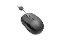 KENSINGTON n Pro Fit Retractable Mobile Mouse - Mouse - optical - wired - USB - black