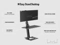 MULTIBRACKETS M Easy Stand Desktop White (7350073733170)