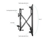 Multibrackets M Pro veggfeste 40-65" VESA 100x100 til 400x400 (7350073734726)