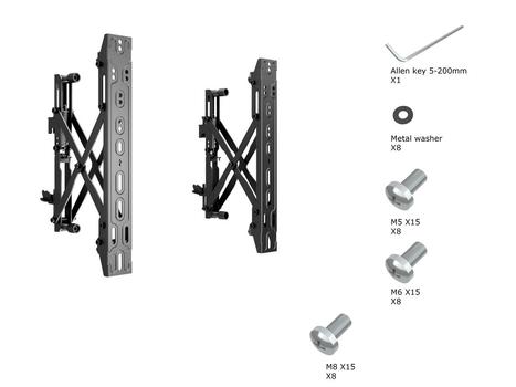 Multibrackets M Pro veggfeste 40-65" VESA 100x100 til 400x400 (7350073734726)