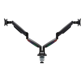 KENSINGTON n SmartFit One-Touch Height Adjustable Dual Monitor Arm - Mounting kit - adjustable arm - for 2 monitors - screen size: 13"-32" - C-clamp, grommet, desk-mountable (K59601WW)